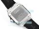 Swiss Copy THB Cartier Santos de Cartier Gray Dial Leather Strap Watch (2)_th.jpg